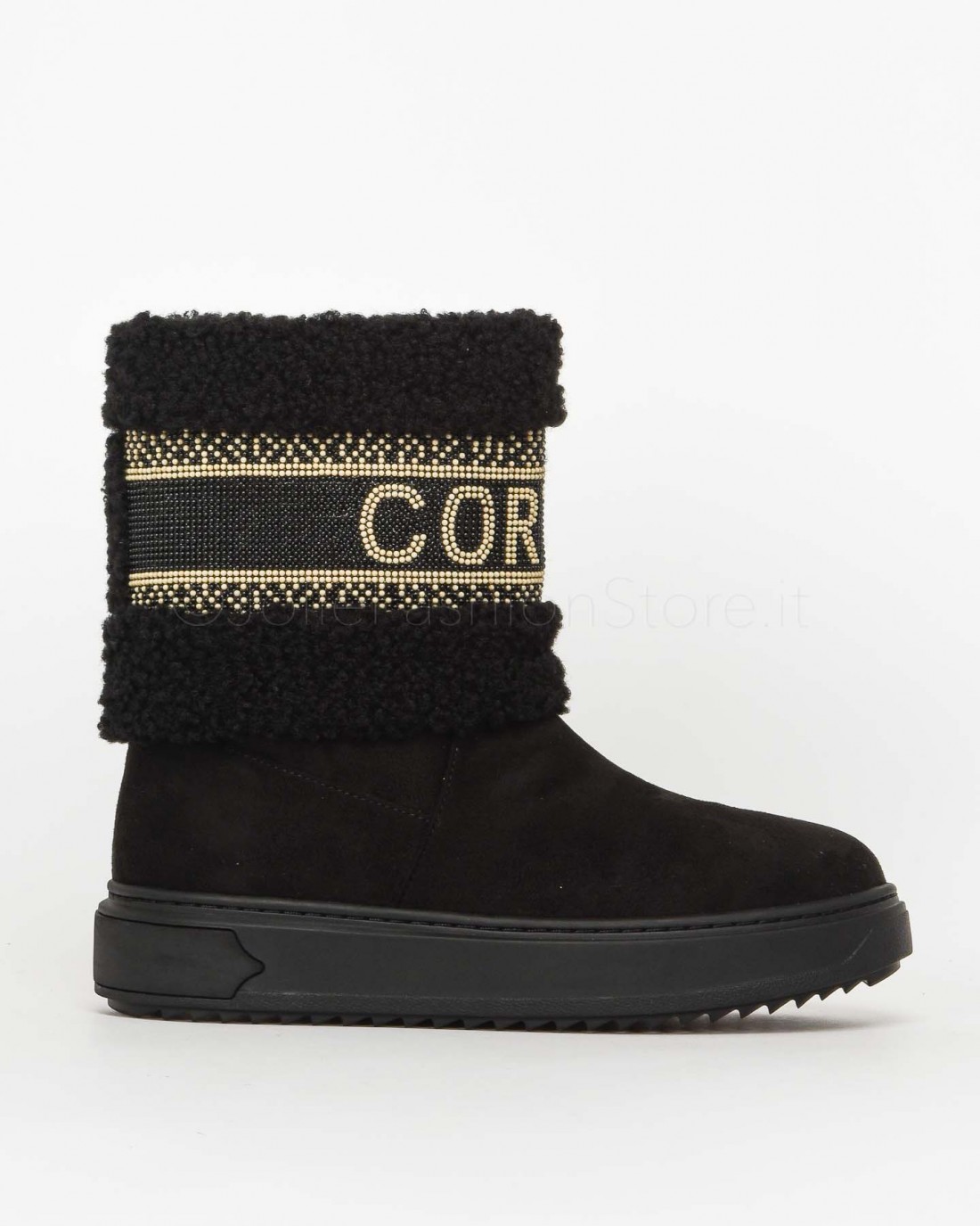 De Siena Black Cortina Ankle Boot  32 CORTINA