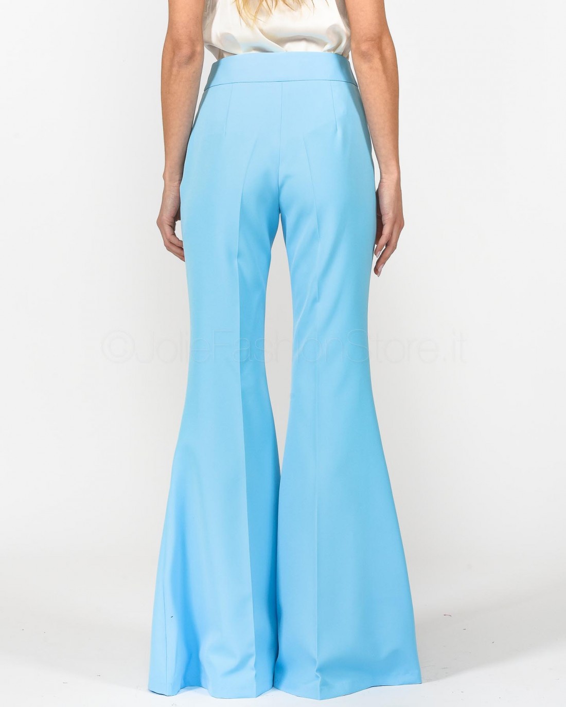 EVERDION Flared Women Blue Trousers - Buy EVERDION Flared Women Blue  Trousers Online at Best Prices in India
