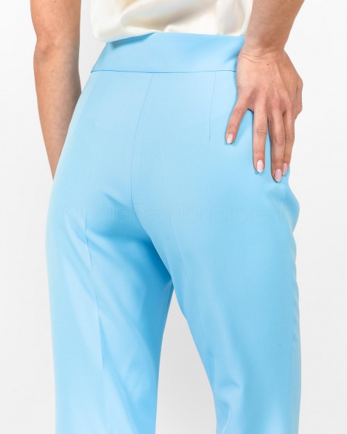 Actualee Pantalone a Zampa Celeste  10103 3197