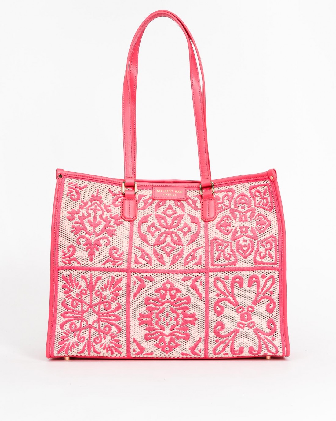 My Best Bags Shopper Grande Fantasia Fucsia - Bags