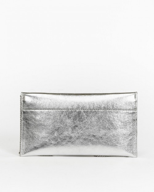 Patrizia Pepe Clutch Fly Silver  CB5460 L041 S298