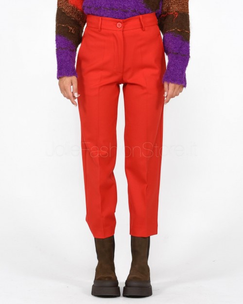 Solo Tre Red Cigarette Pants  M1R0075 RU 35S