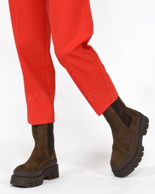 Solo Tre Red Cigarette Pants  M1R0075 RU 35S