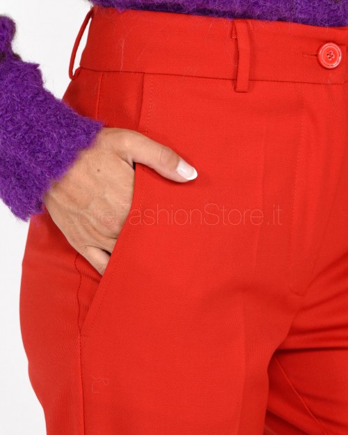 Solo Tre Red Cigarette Pants  M1R0075 RU 35S