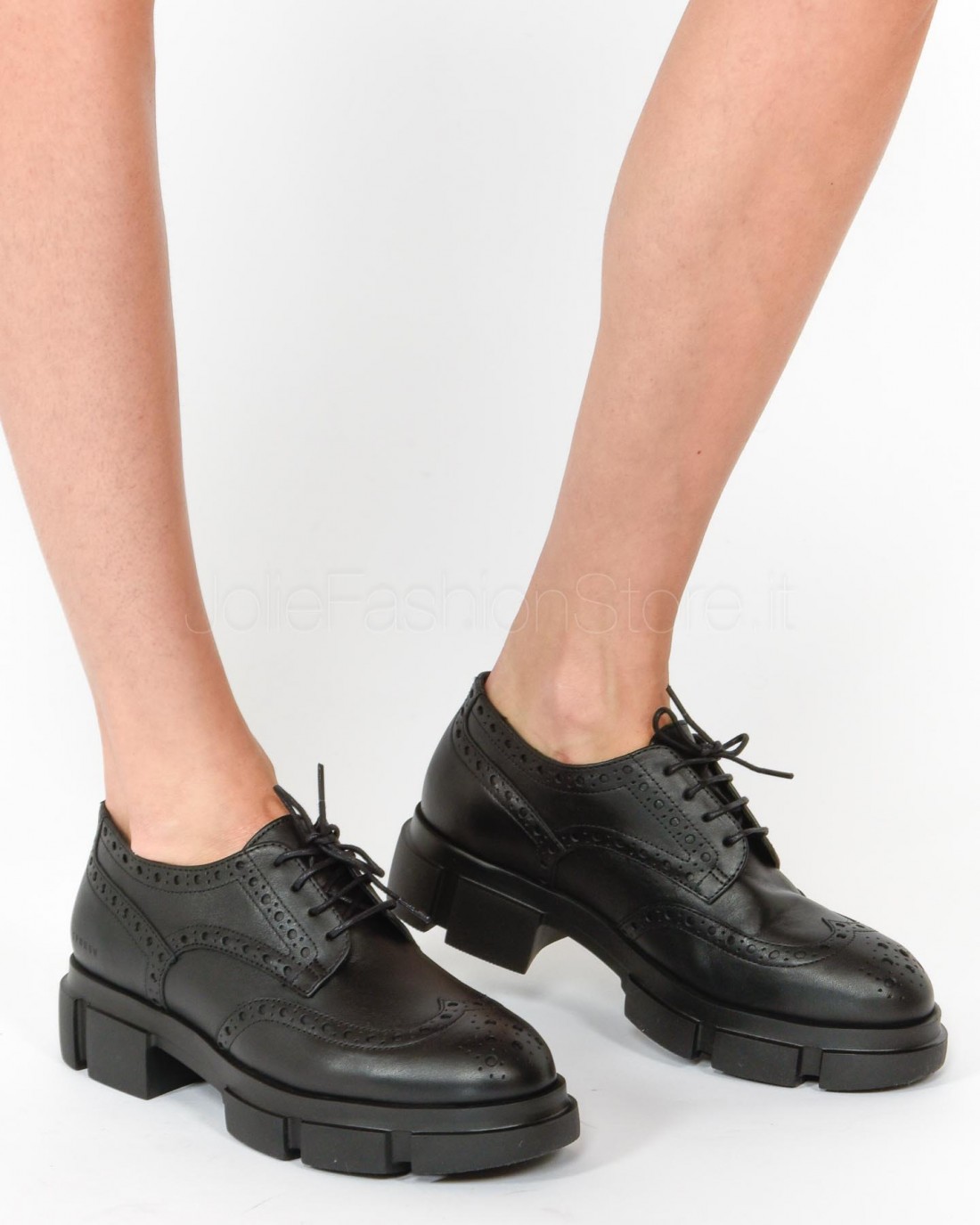 Copenhagen Black Lace-up Shoe  CPH 565 VIT BLACK