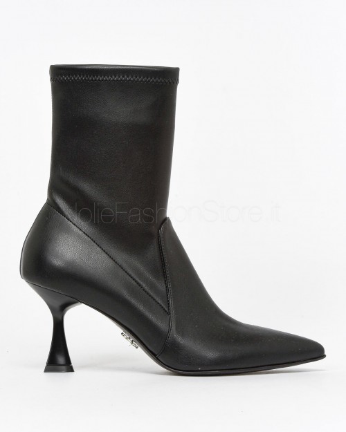 Sergio Levantesi Black Stretch Ankle Boots  JANET24 SUPREME NERO