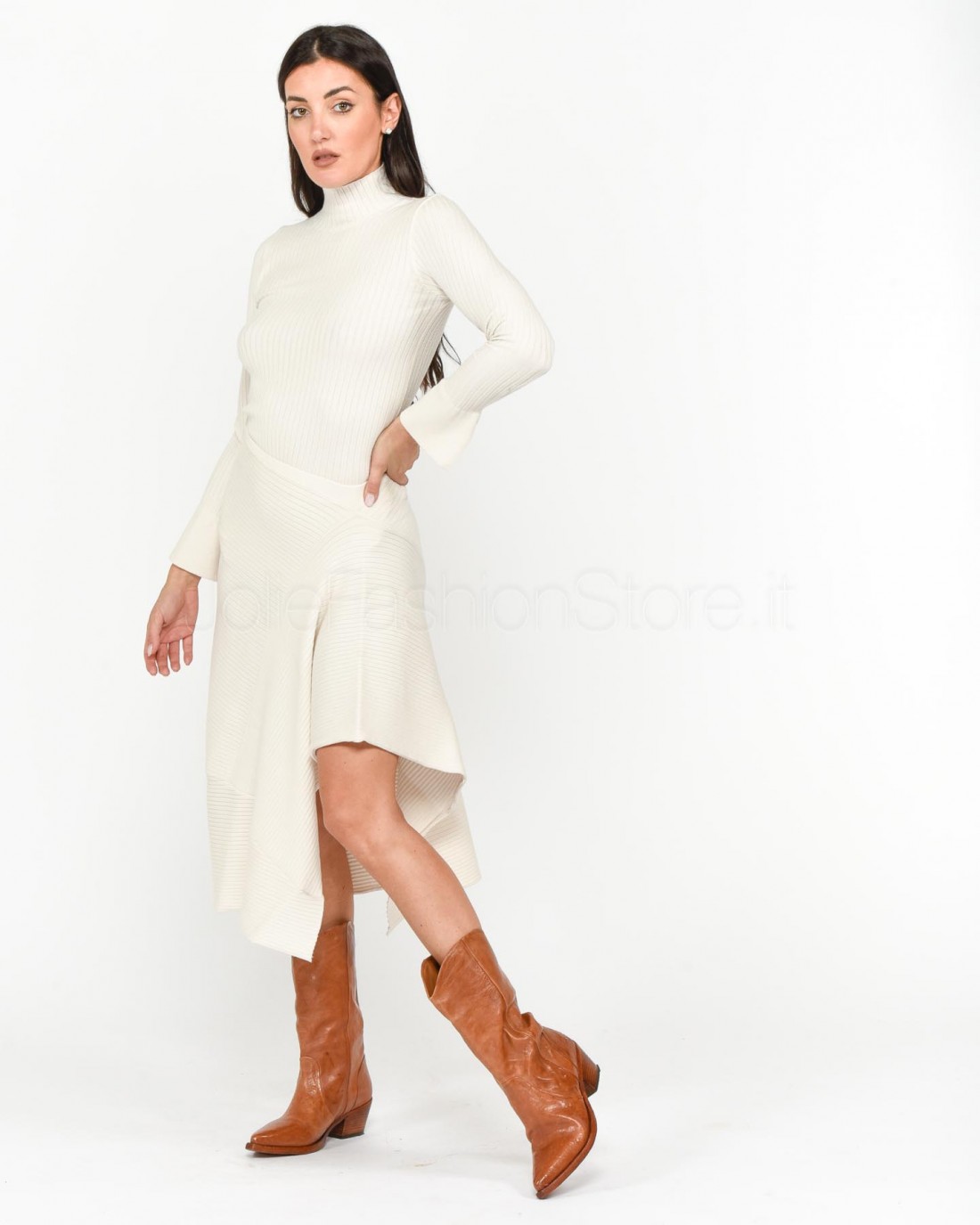 Ivory 2024 asymmetrical skirt