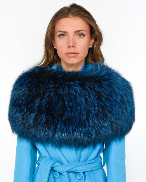 Alessandro Legora Turquoise Elastic Fox Shrug  AI24AL601 TURCHESE