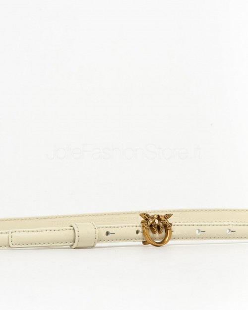 Pinko Belt Love Berry H1 White-Antique Gold  102148 A0F1 Z14Q