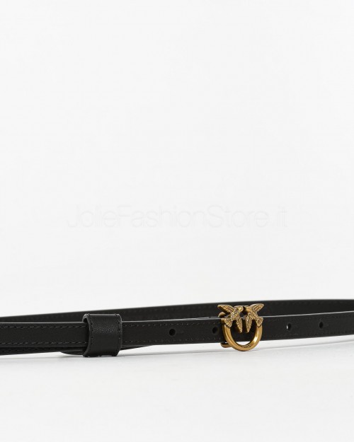 Pinko Belt Love Berry H1 Black-Antique Gold  102148 A0F1 Z99Q