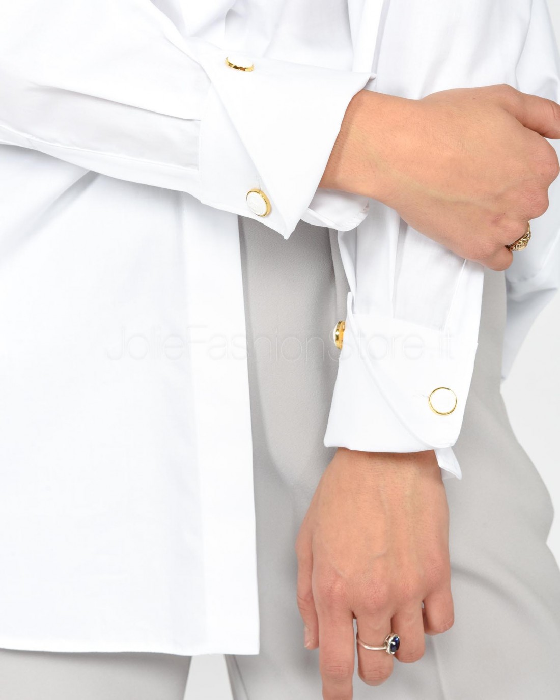 Elisabetta Franchi WHITE SHIRT - Shirts