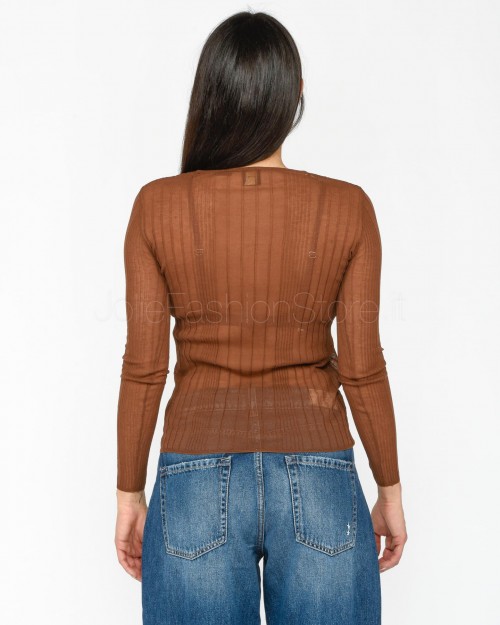 Pinko Brown Trasparenze Shirt  102977 A1ND LL1