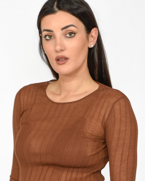 Pinko Brown Trasparenze Shirt  102977 A1ND LL1