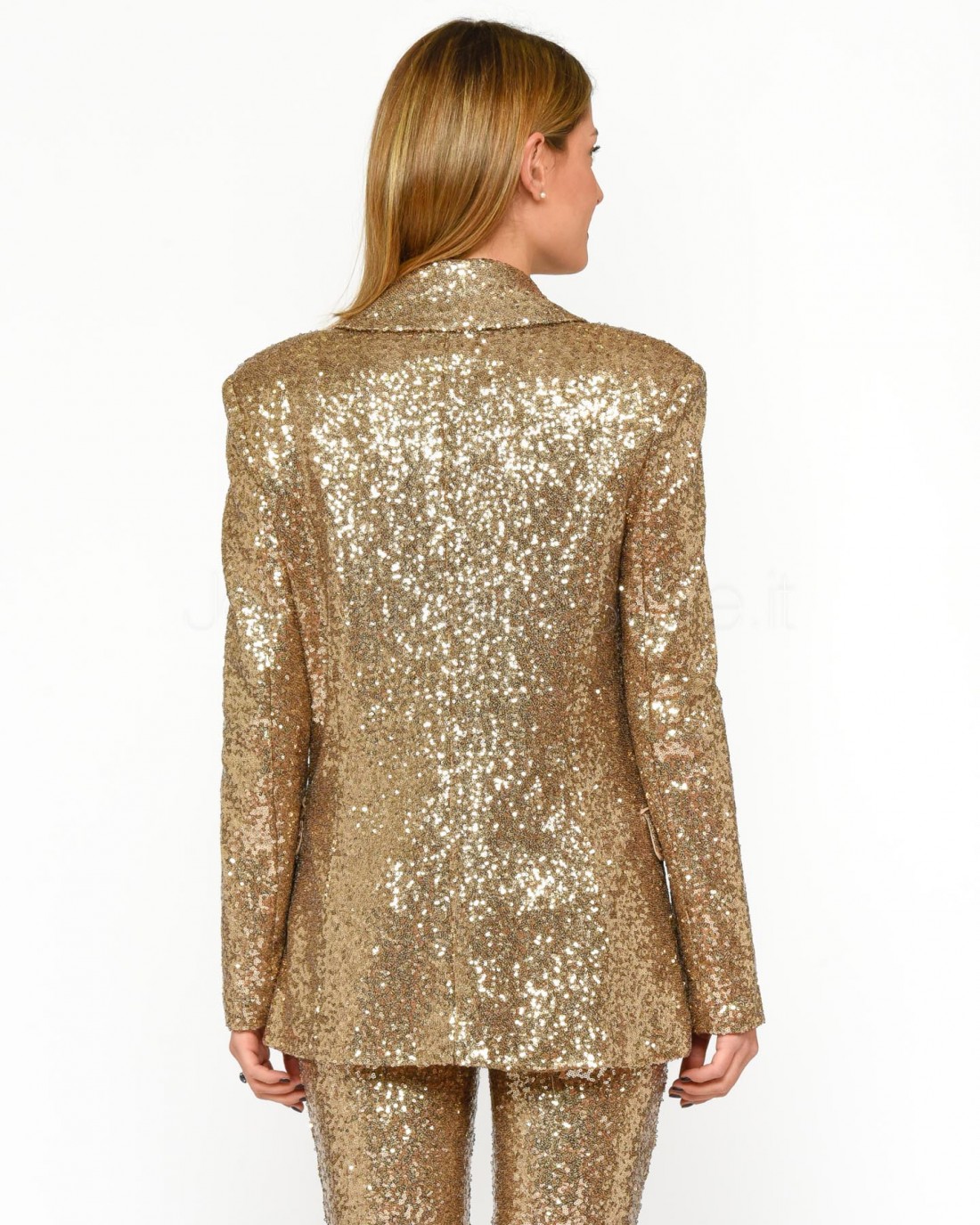 Ladies gold sequin on sale jacket