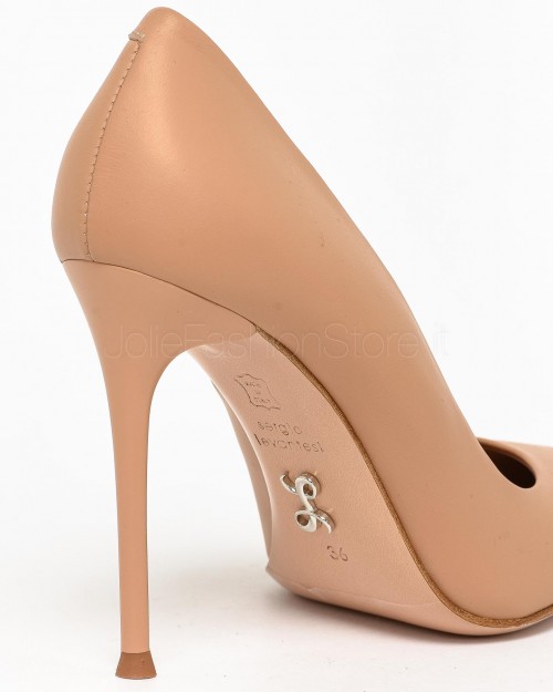 Sergio Levantesi Nude Pumps  LAST4 CACHEMIRE NUDE