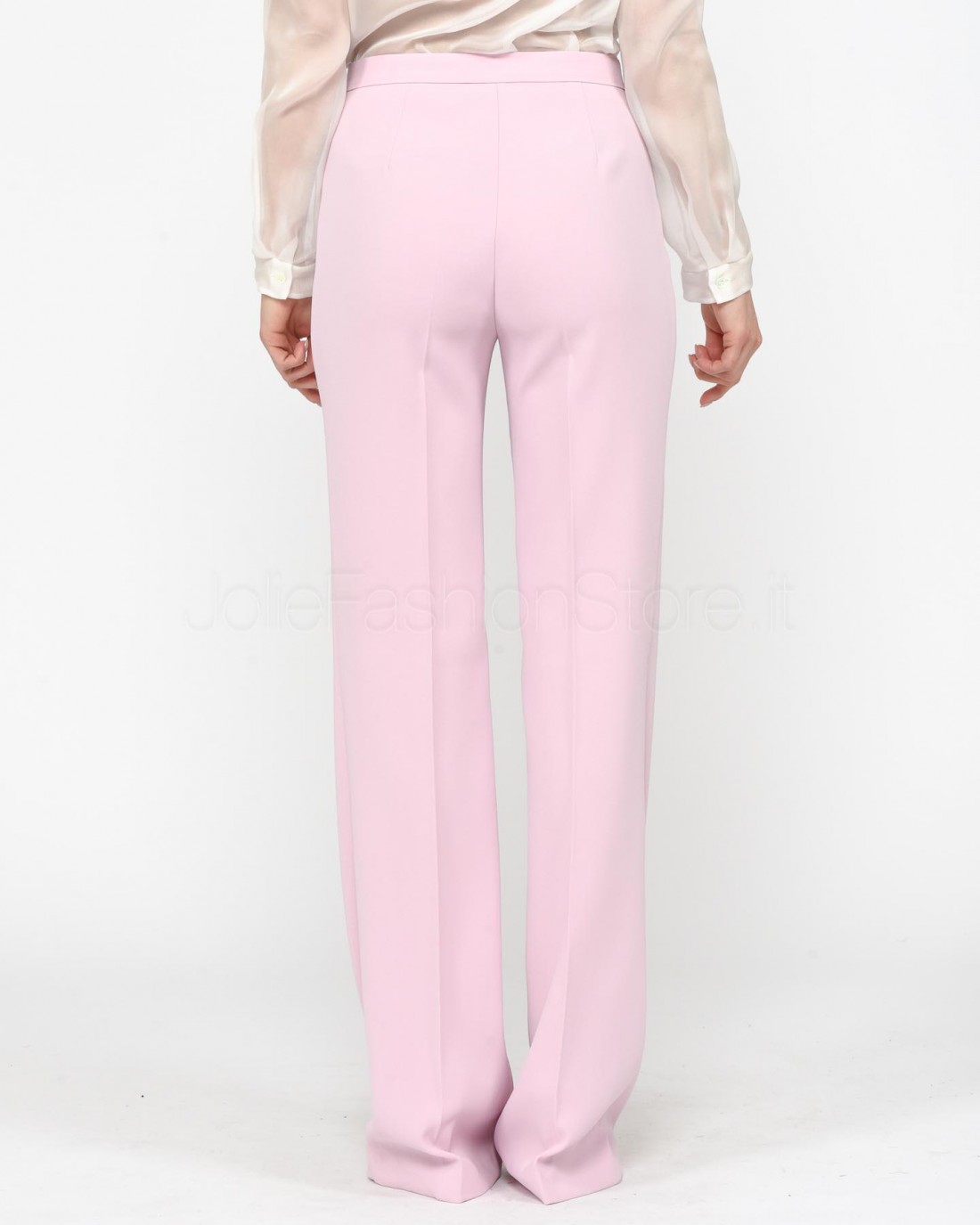 Pinko HULKA STRETCH CREPE PANTS SMOKE ORCHID - Trousers