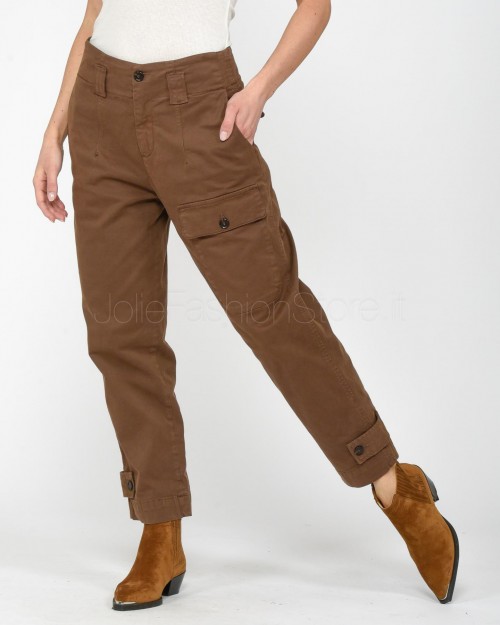 Pants PINKO Woman color Brown