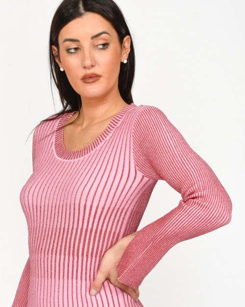 Patrizia Pepe DRESS/DRESS Pink lurex  8A1237 K173 X2CJ