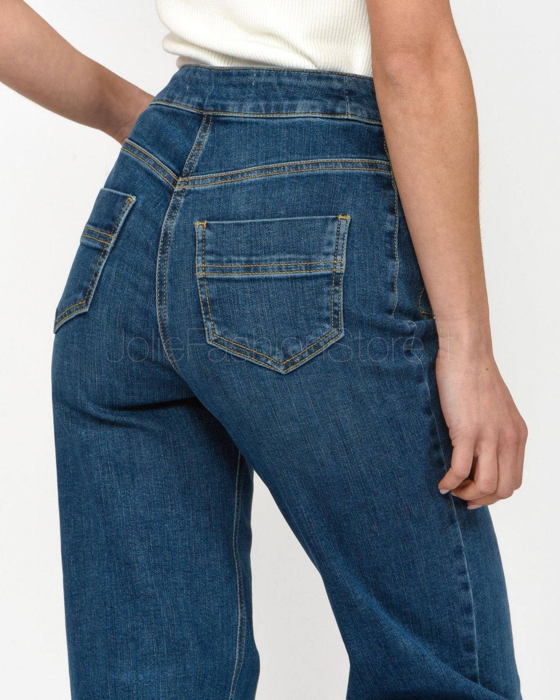 Elisabetta Franchi Jeans Con Bottoni 4121 Blu Denim Donna » Miss Kiss  Negozio