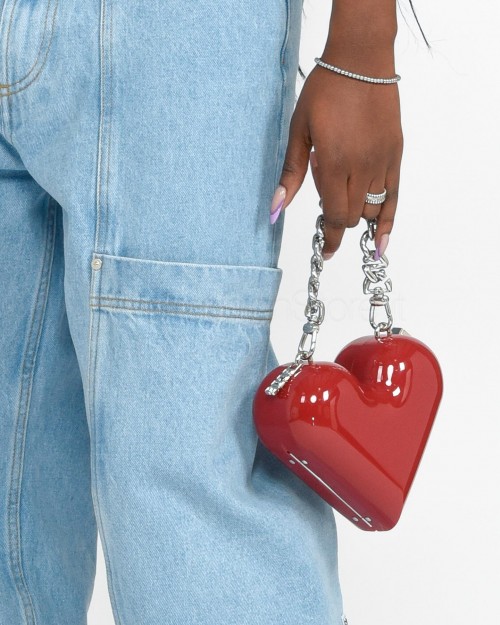 GCDS Red Heart Bag  A10W5604AB4 45