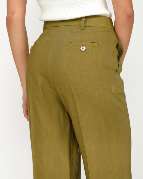 Solo Tre Pantalone Palazzo Terra  M1B0095 BU 66S