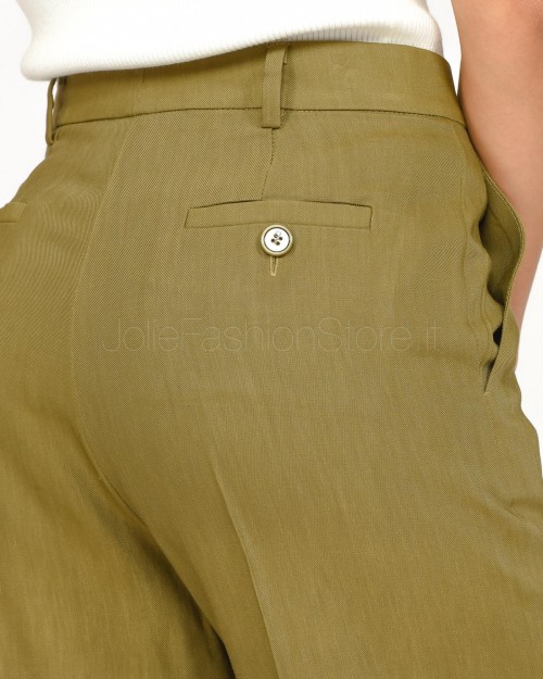 Solo Tre Palazzo Terra trousers  M1B0095 BU 66S