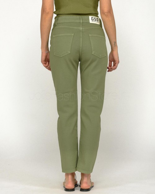 GSD Straight Leg Trousers Bull Sage  IRENE 1 SALVIA