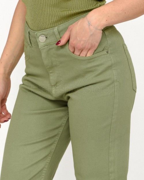 GSD Straight Leg Trousers Bull Sage  IRENE 1 SALVIA