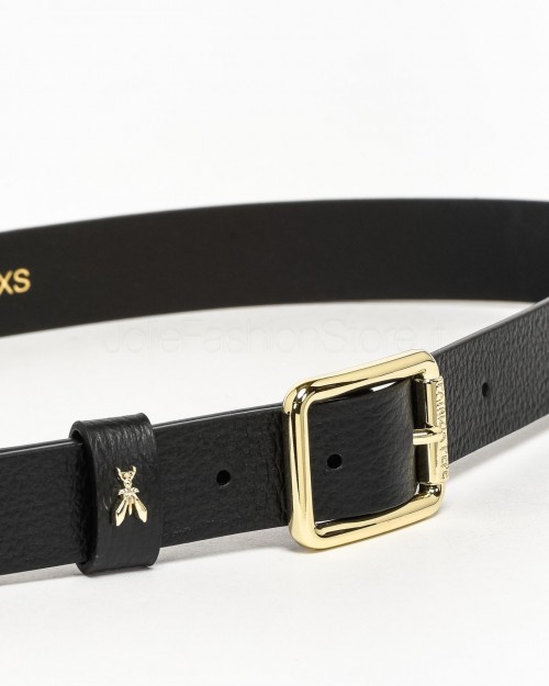 Patrizia Pepe Low Waist Belt Black/Light Gold  CW6408 L001 K118