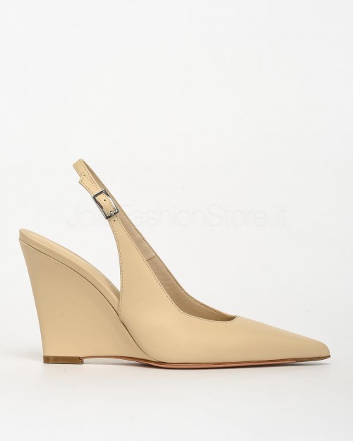 Sergio Levantesi Décolleté Slingback con Zeppa Ivory  MARIA4 MACHEMIRE IVORY