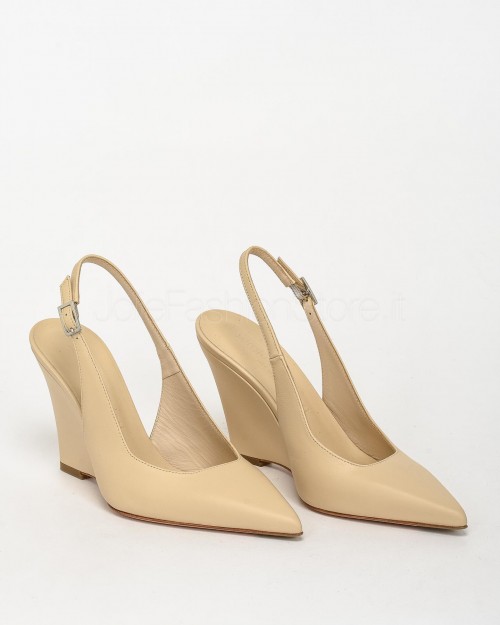 Sergio Levantesi Décolleté Slingback con Zeppa Ivory  MARIA4 MACHEMIRE IVORY