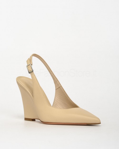 Sergio Levantesi Décolleté Slingback con Zeppa Ivory  MARIA4 MACHEMIRE IVORY