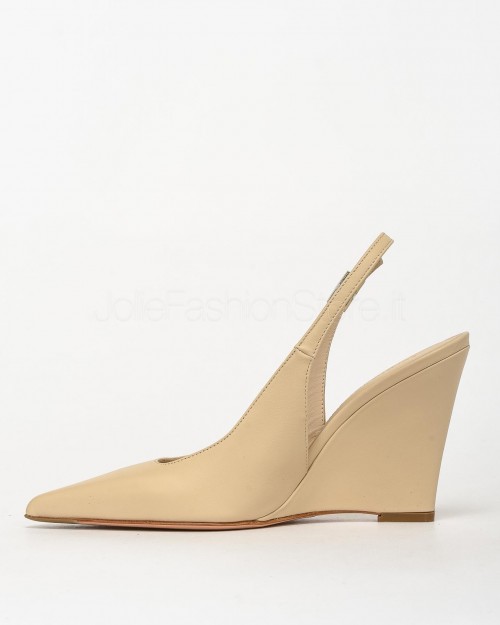 Sergio Levantesi Décolleté Slingback con Zeppa Ivory  MARIA4 MACHEMIRE IVORY