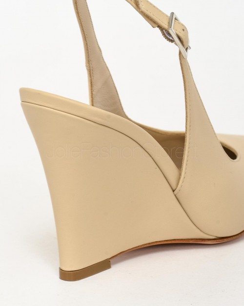 Sergio Levantesi Décolleté Slingback con Zeppa Ivory  MARIA4 MACHEMIRE IVORY