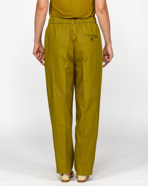 Solo Tre Pantalone Verde Militare  M1E0168 OLIO