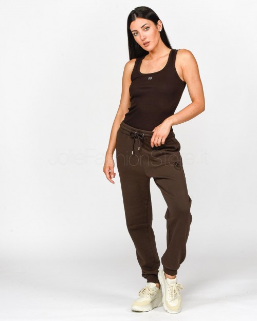 Pinko CARICO OLD WAS BROWN SWEATPANTS  100371 A21P M28