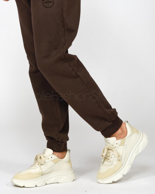 Pinko Pantalone Jogger in Felpa Marrone  100371 A21P M28