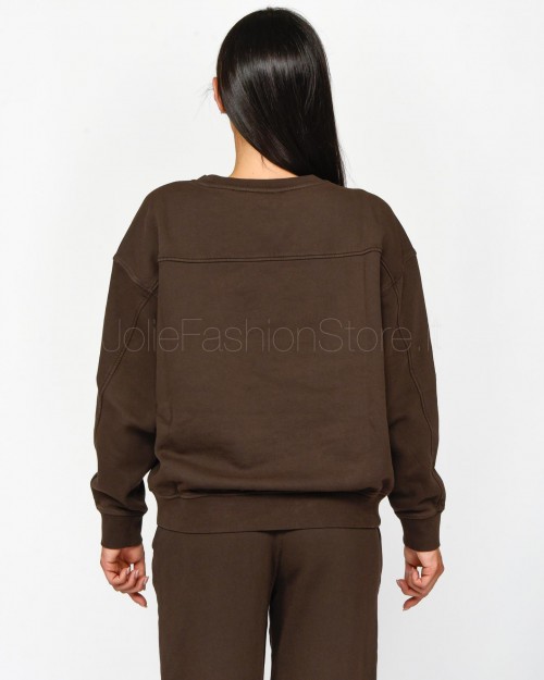 Pinko SETUP SWEATSHIRT OLD WASH LO BROWN  101831 A21P M28