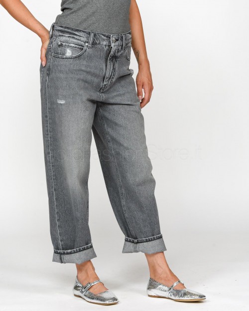 Pinko ESTELLE EGG DENIM ICED GRAY WASH LIGHT GRAY