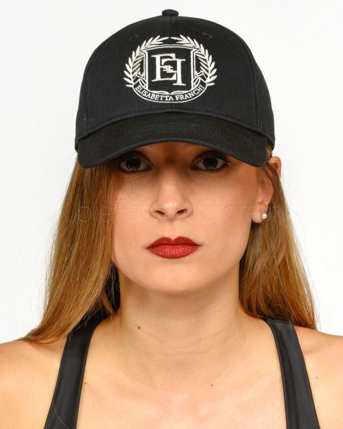 Elisabetta Franchi Cappello Baseball Logo Nero  CL01F46E2 110