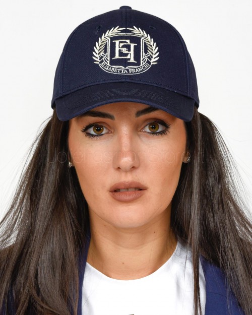 Elisabetta Franchi Cappello Baseball Logo Navy  CL01F46E2 B75