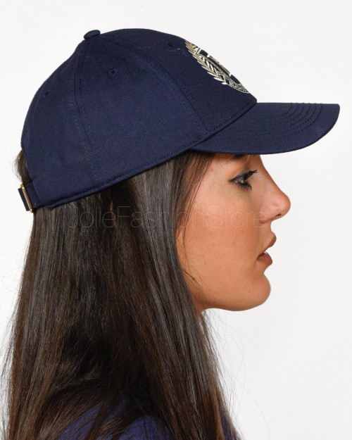 Elisabetta Franchi Cappello Baseball Logo Navy  CL01F46E2 B75