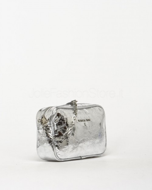 Patrizia Pepe BAG/BAG Craquele Silver  8B0071 L112 S686