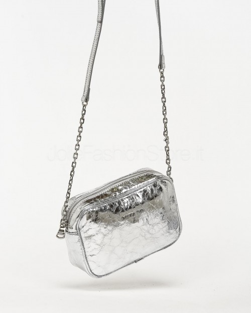 Patrizia Pepe BAG/BAG Craquele Silver  8B0071 L112 S686