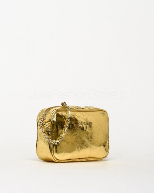 Patrizia Pepe Borsa Camera Case Tracolla Craquele Gold  8B0071 L112 Y459