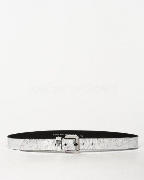 Patrizia Pepe BELT/BELT Craquele Silver