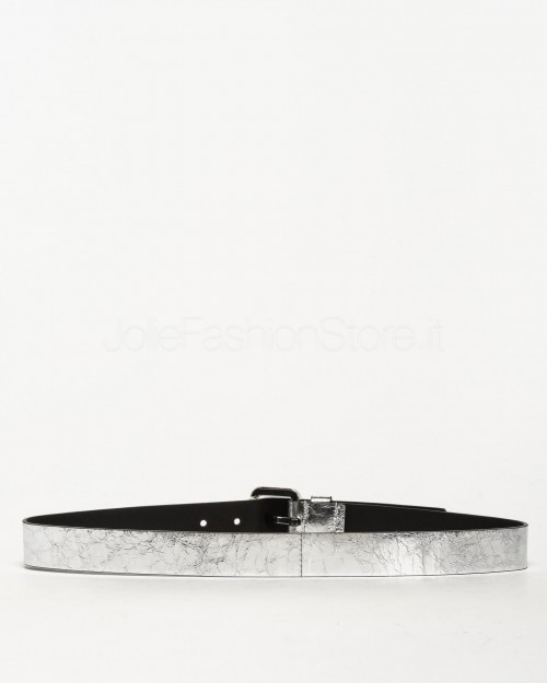 Patrizia Pepe BELT/BELT Craquele Silver  8W8684 L112 S686