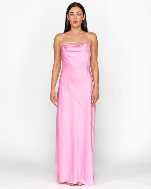 Patrizia Pepe Long Mermaid Dress Cold Pink  8A1381 A051 R836