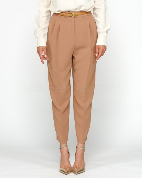 Elisabetta Franchi Pantalone Camel  PA02846E2 032