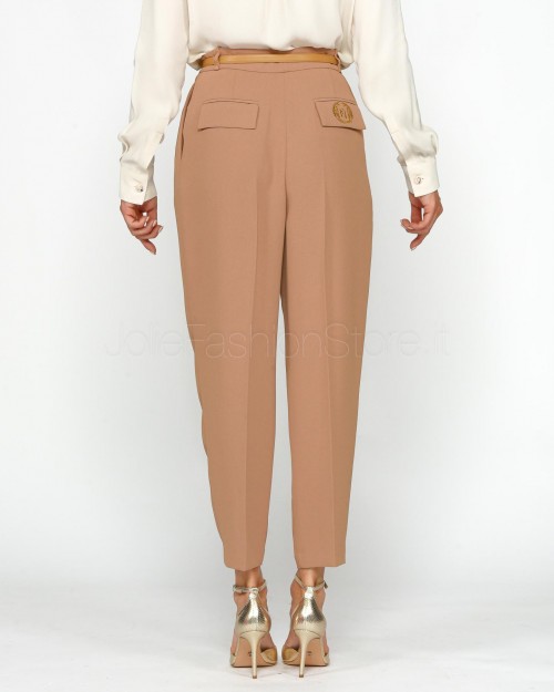 Elisabetta Franchi Pantalone Camel  PA02846E2 032